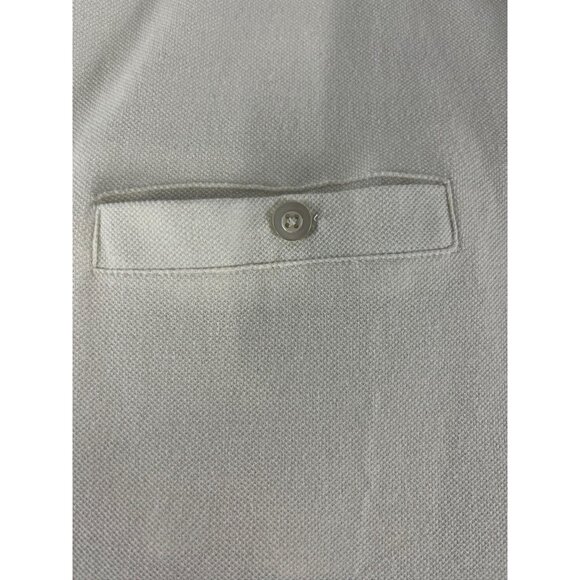 G-Net Mens Short Sleeve T-Shirt Pocket Striped Sleeves XXL Eggshell Oversized - Picture 6 of 13